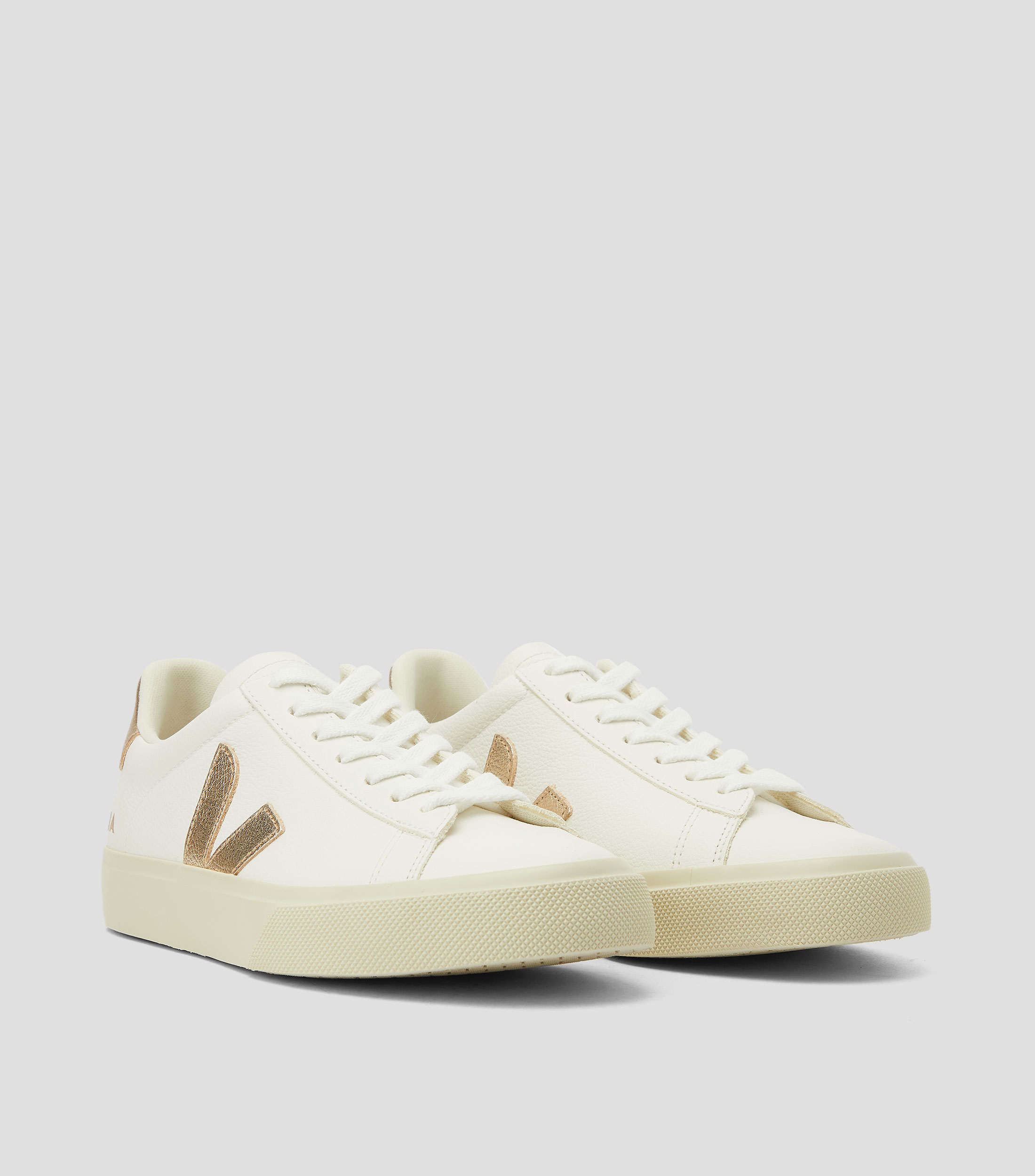 Tenis casuales con plataforma Campo en piel Mujer